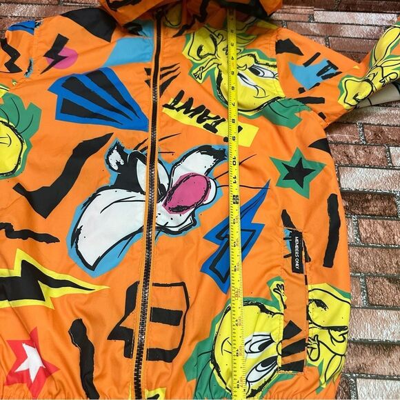 Members Only Looney Tunes Tweety Windbreaker Jacket 10/12 - Picture 12 of 13